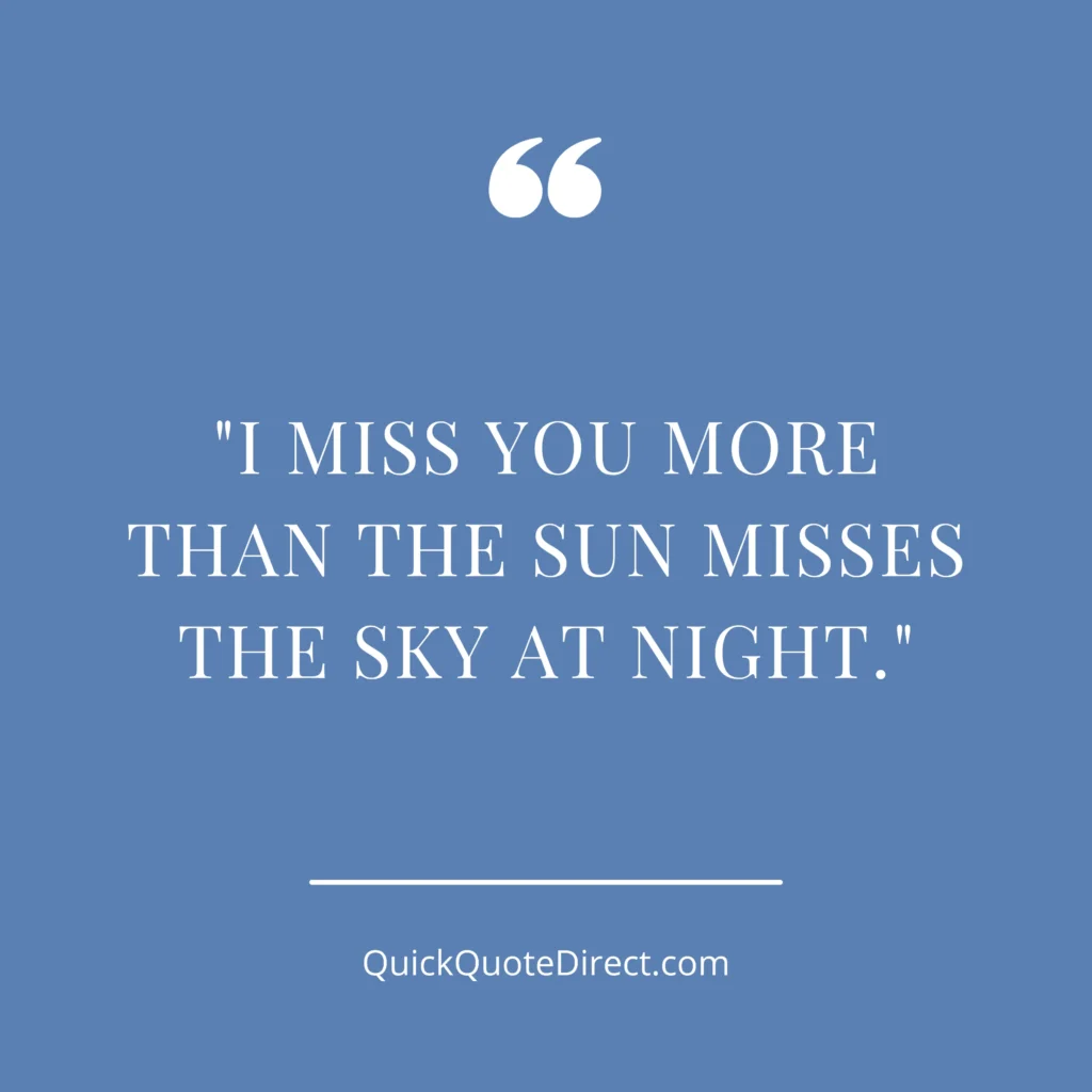 Miss You Quotes