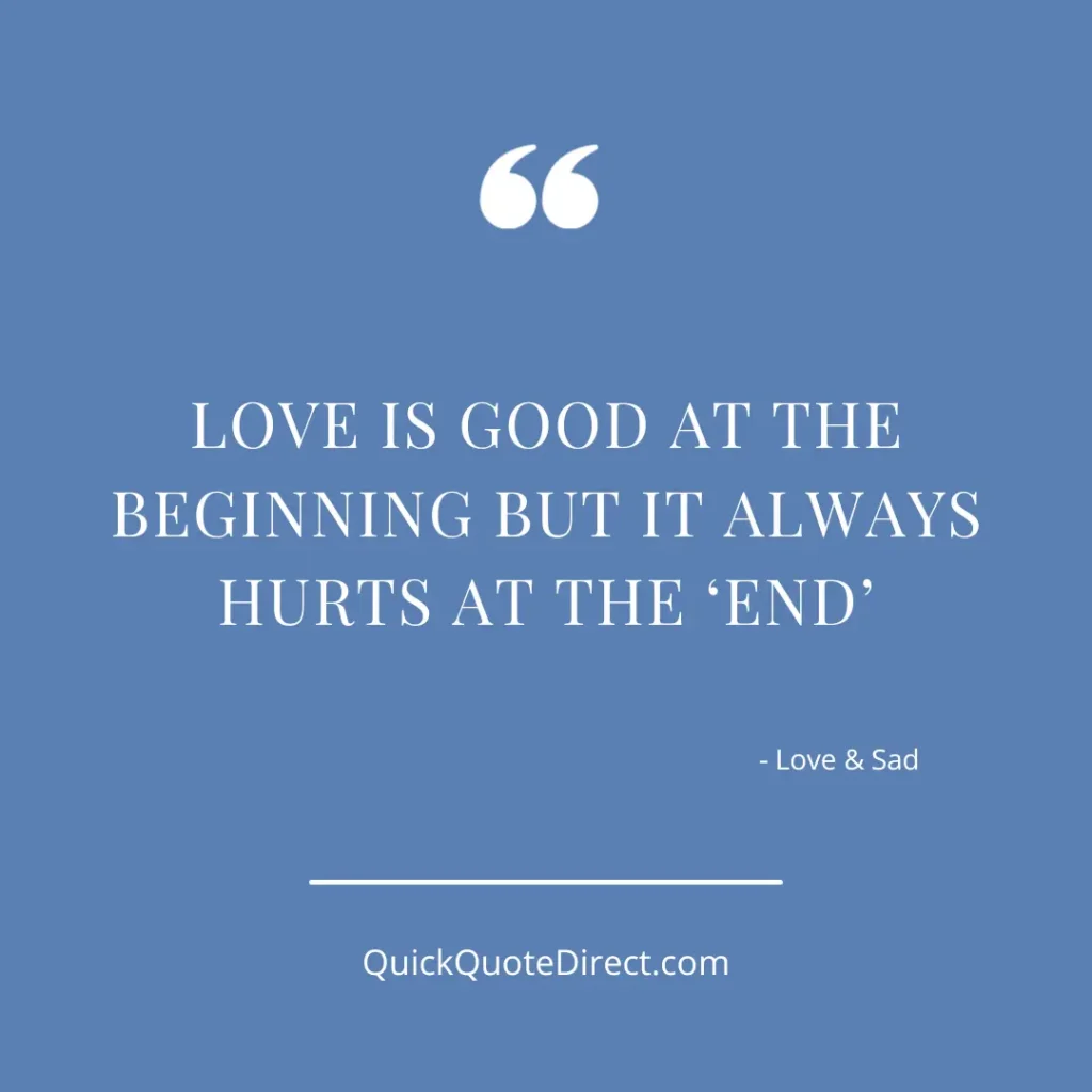 Love Sad Quotes