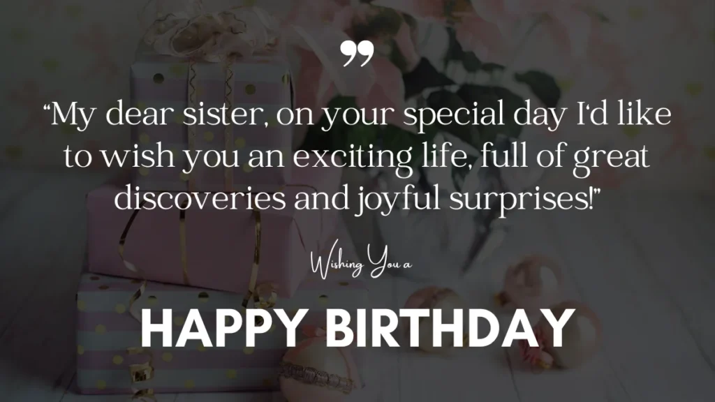 Birthday Quotes for Small Sister