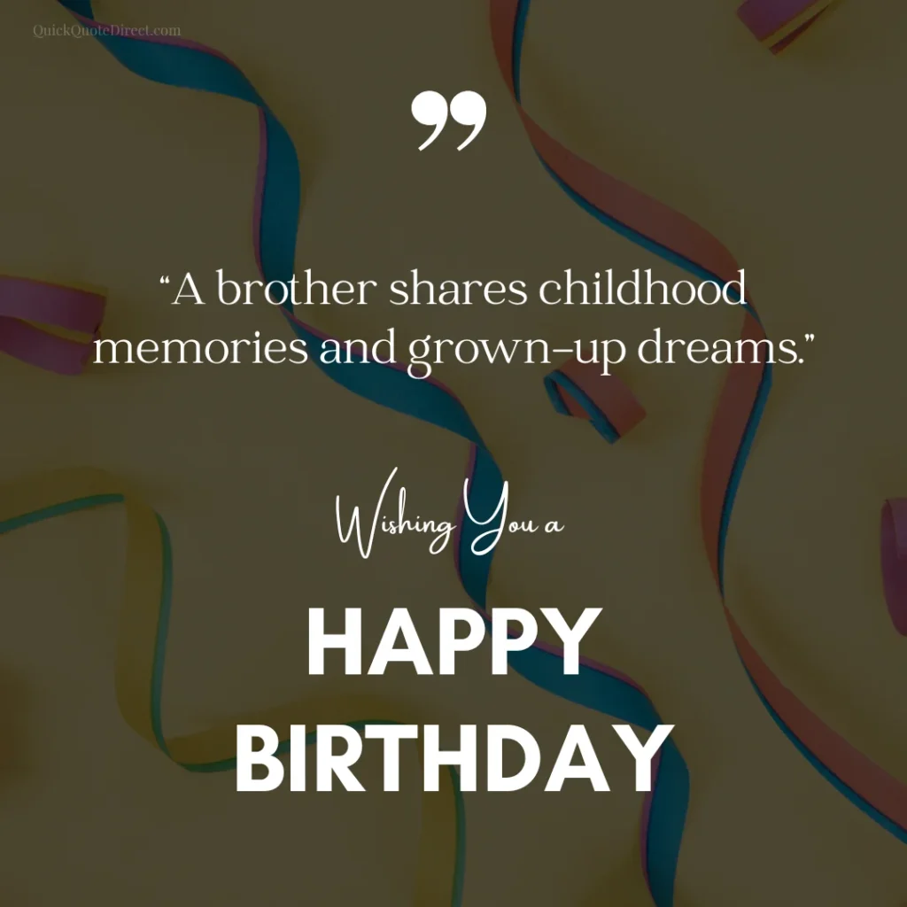 Birthday Wishes for Brother