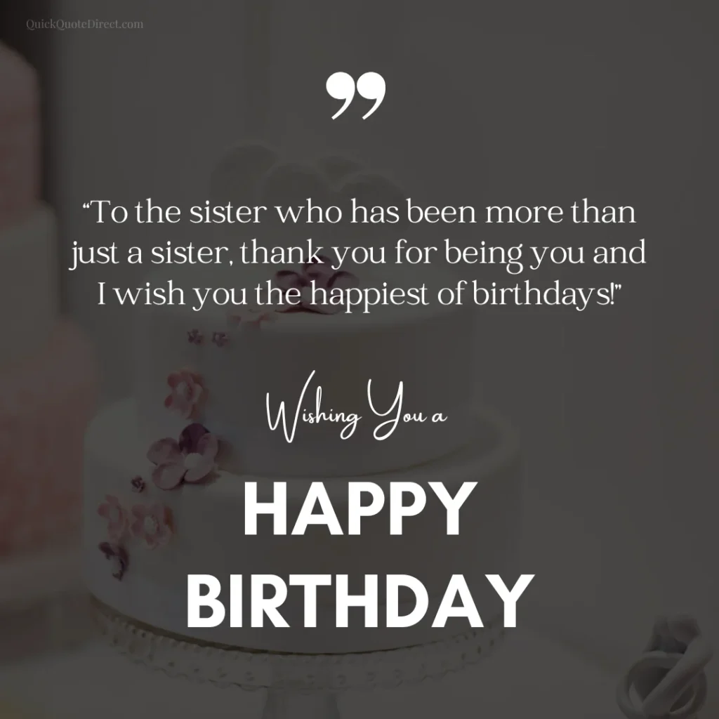 Heart Touching Birthday Wishes for Sister