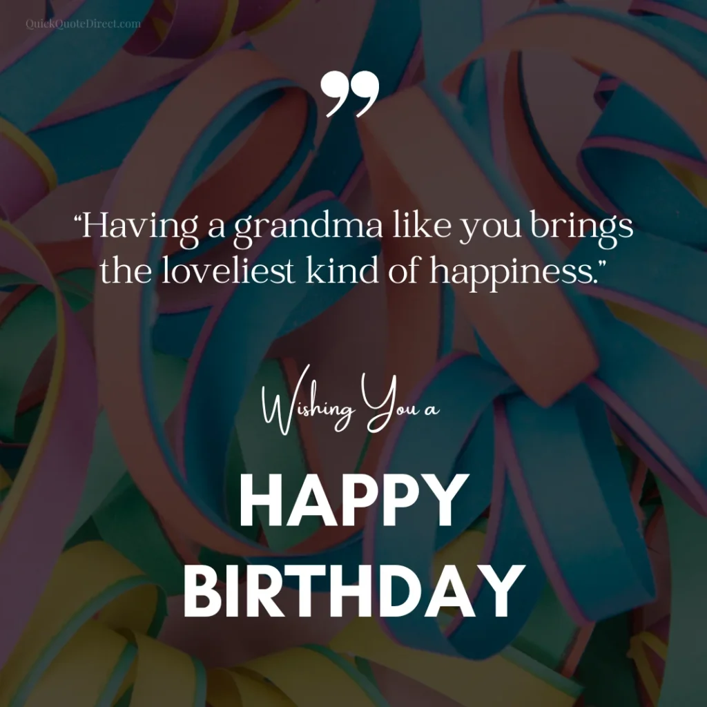 Birthday Wishes for Grandmother