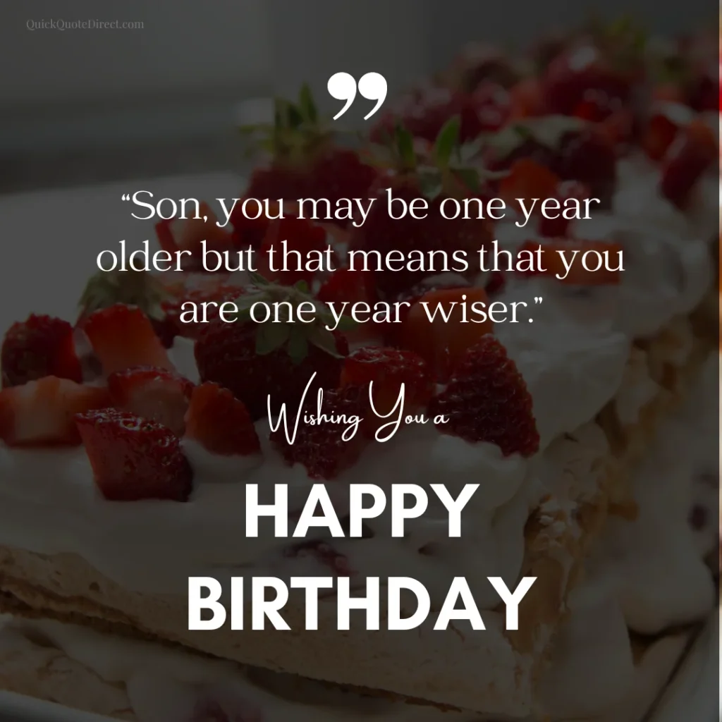 Funny Birthday Wishes for Son